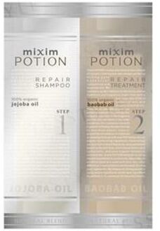 Mixim Potion EX Repair Shampoo & Hair Treatment Trial Set 10ml x 2