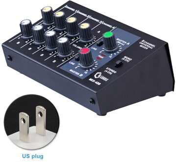 Mixing Console Stereo 8 Kanaals Microfoon Universele Aanpassen Sound Mixer Panel Karaoke Digitale