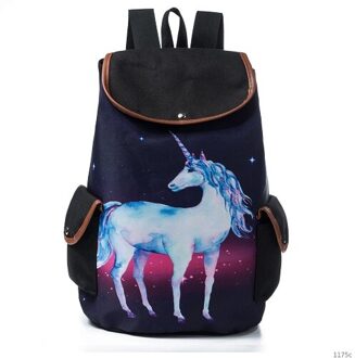 Miyahouse Vrouwelijke Dragonfly Print Canvas Rugzakken Vrouwen Trekkoord Reizen Rugzak Meisjes Zwarte Schoudertas Schooltas 1175c