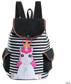 Miyahouse Vrouwelijke Dragonfly Print Canvas Rugzakken Vrouwen Trekkoord Reizen Rugzak Meisjes Zwarte Schoudertas Schooltas 1547a