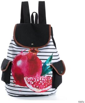 Miyahouse Vrouwelijke Dragonfly Print Canvas Rugzakken Vrouwen Trekkoord Reizen Rugzak Meisjes Zwarte Schoudertas Schooltas 1547c