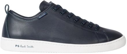 Miyata sneaker van leer Donkerblauw - 43