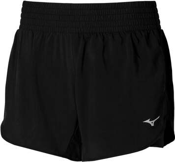 Mizuno 2in1 4.5 Hardloopshorts Dames-Zwart - XS,S,M,L,XL