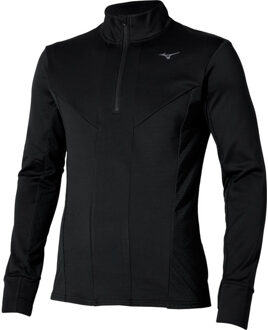 Mizuno Active Alpha 1/2-Zip Longsleeve Heren zwart - XL