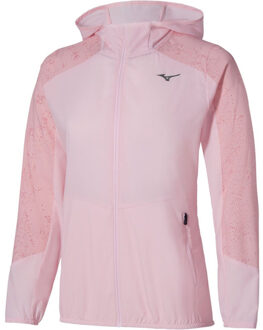 Mizuno Active Alpha Hodded Jack Dames roze - L