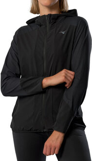 Mizuno Active Alpha Hodded Jack Dames zwart - M