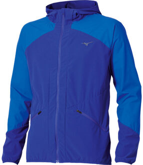 Mizuno Active Alpha Hodded Jack Heren blauw - XL