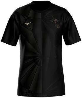 Mizuno Active DryAeroFlow Graphic  Hardloopshirt Heren zwart - L