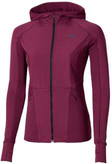 Mizuno Active Warmalite Hybrid Full Zip Hardloopshirt Dames-Paars - S,M,L,XL