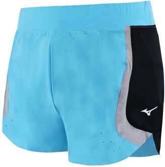 Mizuno Aero 2.5 Dames Blauw Hardloopshort
