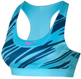Mizuno Alpha Graphic Sport-bh Dames-Blauw - XS