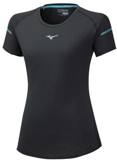Mizuno Alpha Heren Zwart T-Shirt - L