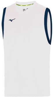 Mizuno Authentic Basketbal Heren Wit Vest - maat S