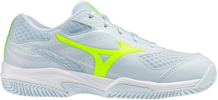 Mizuno Break Shot 5 Allcourt schoen Dames-wit, neongeel - 36.5,37,38,38.5,39,40,40.5,41,42,42.5,43