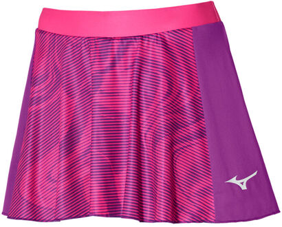 Mizuno Charge Printed Flying Rok Dames-Paars - XS