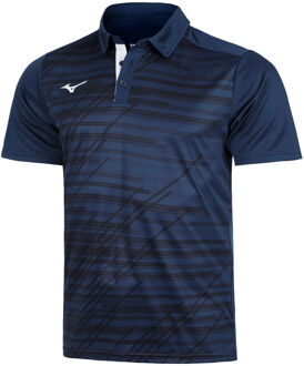 Mizuno Chiba Polo Heren-Donkerblauw - S,XL,XXL