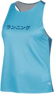 Mizuno Core Graphic Hardloopshirt Dames blauw - XS,S,M,L,XL