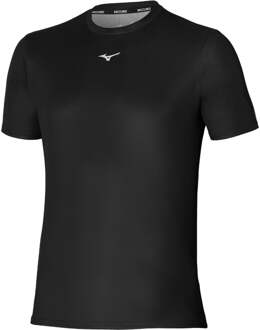 Mizuno Core Graphic Hardloopshirt Heren-Zwart - S,M,L,XL,XXL