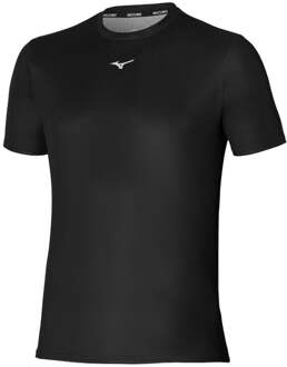 Mizuno Core Graphic Hardloopshirt Heren-Zwart - S