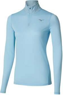 Mizuno Core Impulse Half Zip Hardloopshirt Dames-lichtblauw - XS,S,M,L,XL
