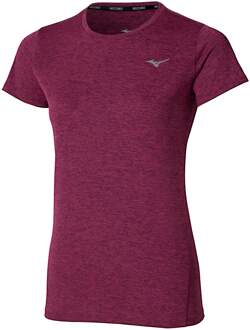 Mizuno Core Impulse Hardloopshirt Dames-paars lila - XS,S,M,L,XL