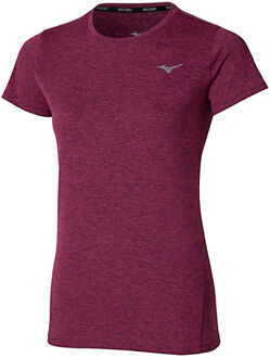 Mizuno Core Impulse Hardloopshirt Dames-paars - XS,S,M,L,XL