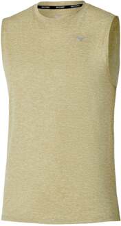 Mizuno Core Impulse Hardloopshirt Heren beige - XL