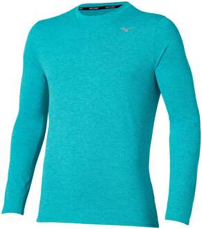 Mizuno Core Impulse Hardloopshirt Heren-blauw - S,M,L,XL,XXL
