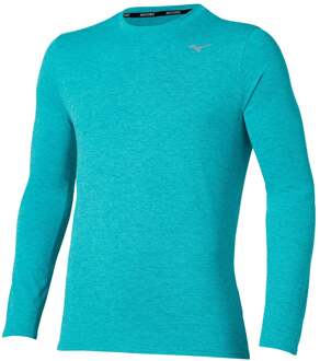 Mizuno Core Impulse Hardloopshirt Heren-blauw - XXL