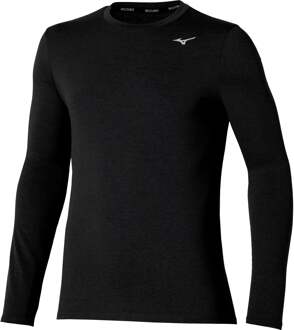 Mizuno Core Impulse Hardloopshirt Heren-zwart - S,M,L,XL,XXL