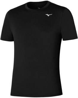 Mizuno Core Impulse Hardloopshirt Heren-Zwart - XXL