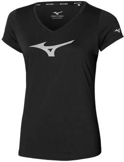 Mizuno Core RB Hardloopshirt Dames-Zwart - S