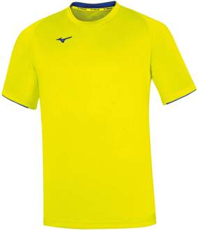 Mizuno Core T-shirt Heren neongeel - XL