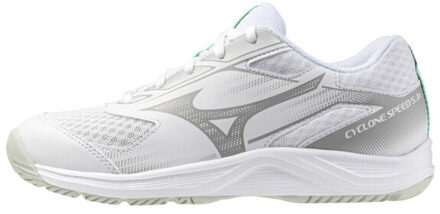 Mizuno cyclone speed jnr indoor schoenen meisjes - Wit - 38
