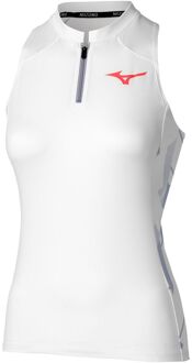 Mizuno Daybreakers Printed Tanktop Dames-Wit,Lichtblauw - M
