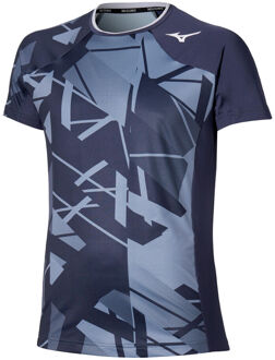 Mizuno Daybreakers Shadow Graphic T-shirt Heren-Donkergrijs - M,XXL