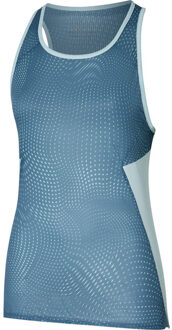 Mizuno Dryaeroflow Graphic Singlet Dames blauw - L