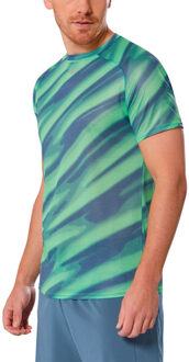 Mizuno DryAeroFlow Graphic T-Shirt Heren lichtgroen - XL