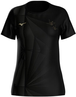 Mizuno DryAeroFlow T-Shirt Dames zwart - L