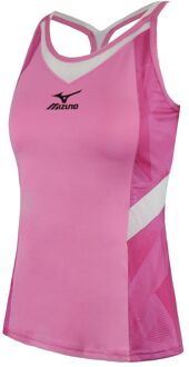 Mizuno DryLite Dames Roze/Wit Tanktop