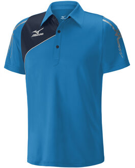 Mizuno DryLite Heren Blauw Poloshirt - maat 2XL