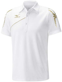 Mizuno DryLite Heren Wit Poloshirt