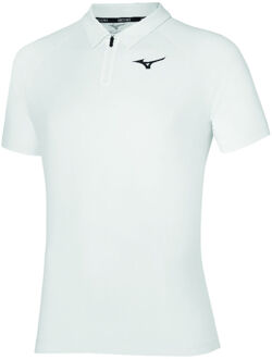 Mizuno Frontier Shadow Polo Heren-Wit - M,XXL