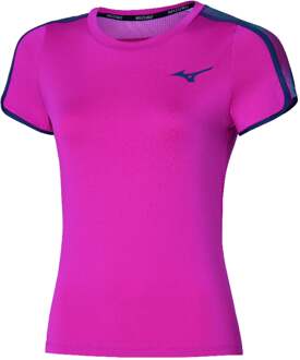Mizuno Frontier T-shirt Dames-Pink roze - L