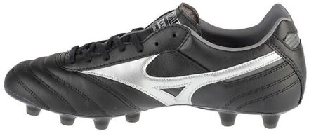 Mizuno Heren morelia ii pro leren stevige grond voetbalschoenen - maat 42,5 Zwart