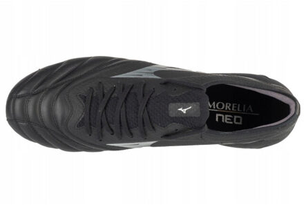 Mizuno Heren morelia neo iv beta elite lederen stevige grond voetbalschoenen Zwart - 44,5