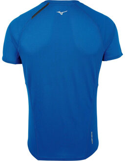 Mizuno Heren premium aero t-shirt - maat XXL / XXXL Blauw