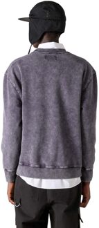 Mizuno Heren Sportstyle Trui met Ronde Hals (Paars)