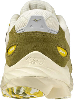 Mizuno Heren Wave Rider Beta Sportstyle Suede Trainers (Groen) - maat EU 39/ UK 6