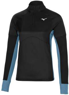 Mizuno Hybrid Longsleeve Dames zwart - S